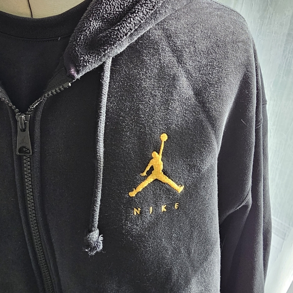 Nike Jordan Jumpman 1998 Finals Black Zip Hoodie Mens Sz 2XL DC9606-010 - Picture 2 of 10